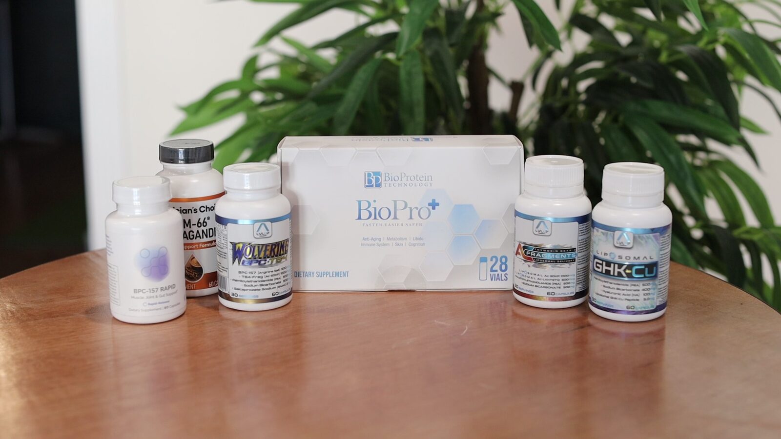 A curated set of peptide and supplement products used in clinical peptide therapy